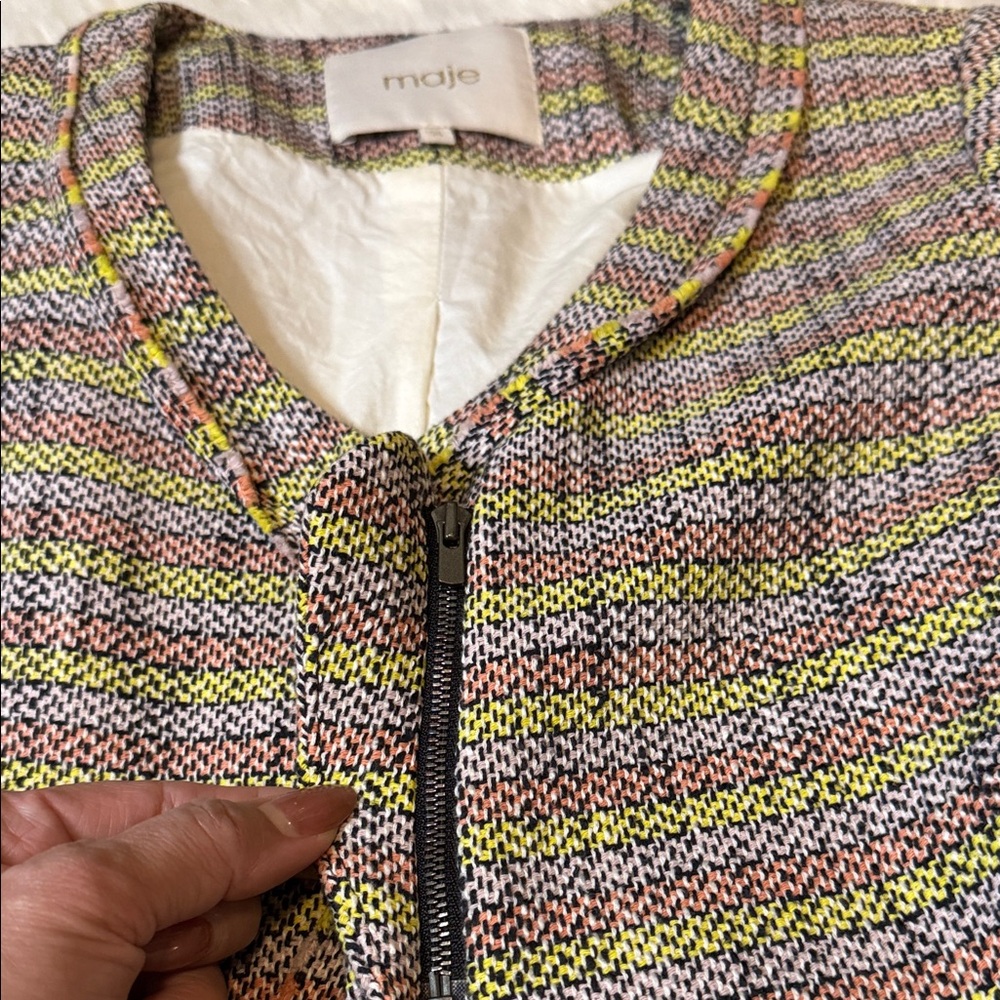 Maje Colorful Tweed Blazer - Picture 4 of 4